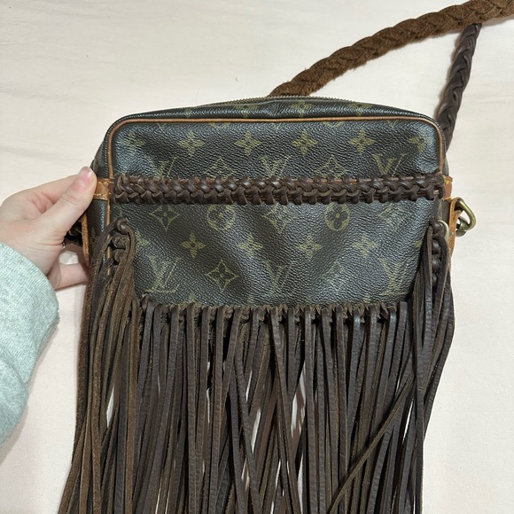 Vintage Boho Authentic Louis Vuitton Fringe Crossbody - Picture 3 of 9
